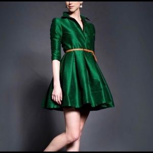 Fit & Flare green dress